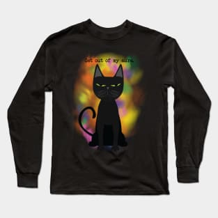 Get out of my aura Long Sleeve T-Shirt